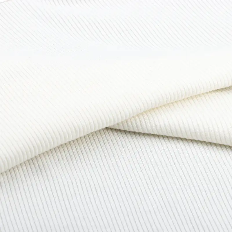 China Fabric for T-Shirt Rib Knit Fabric Rayon Spandex Cream color buy from China wholesaler bulk order at wholesale price free worldwide shipping Alibaba
