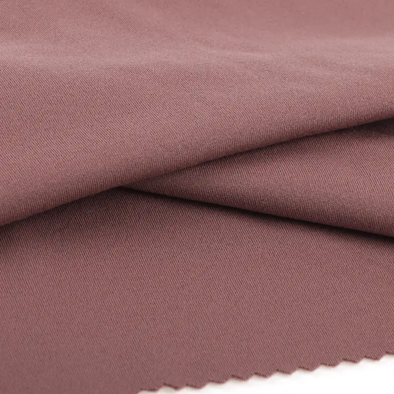 China Fabric for Pants,Jogger Fleece Knit Fabric Polyester Spandex burgundy color buy from China wholesaler bulk order at wholesale price free worldwide shipping Alibaba