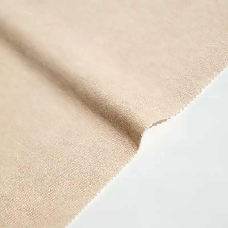 China Fabric for Pajamas,Uniform Rib Knit Fabric Wool Lyocell Acrylic NavajoWhite color buy from China wholesaler bulk order at wholesale price free worldwide shipping Alibaba
