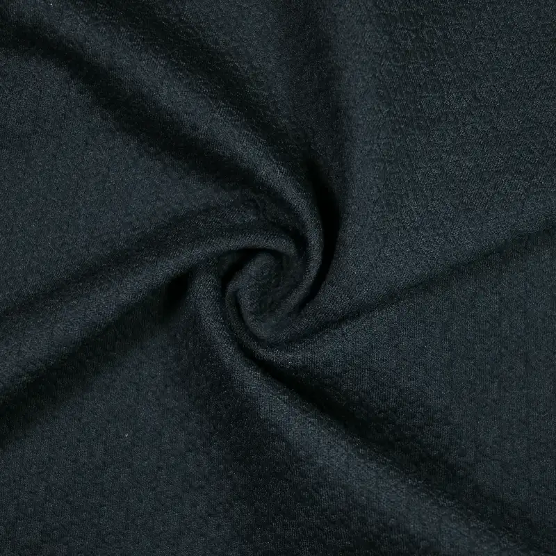 China Fabric for Pants,Jackets Jacquard Knit Fabric Polyester Rayon Spandex Black color buy from China wholesaler bulk order at wholesale price free worldwide shipping Alibaba