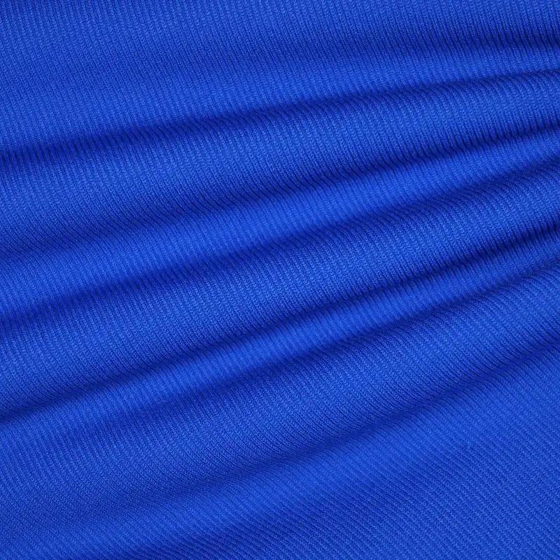 China Fabric for Pants,Hoodie Rib Knit Fabric Polyester Spandex Cotton Blue color buy from China wholesaler bulk order at wholesale price free worldwide shipping Alibaba