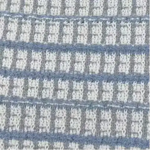 China Yarn for Ladies Vest (Sweater),Men’s Vest (Sweater),Open Cardigan (Sweater) Boucle Yarn Fancy Yarn BCI Cotton Nylon blue&white&grey color buy from China wholesaler bulk order at wholesale price free worldwide shipping Alibaba