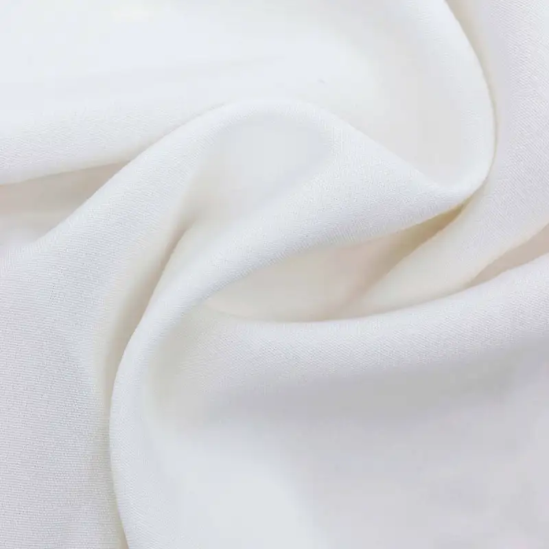 China Fabric for Blouse,Skirt Chiffon Synthetic Woven Fabric Polyester Spandex white color buy from China wholesaler bulk order at wholesale price free worldwide shipping Alibaba