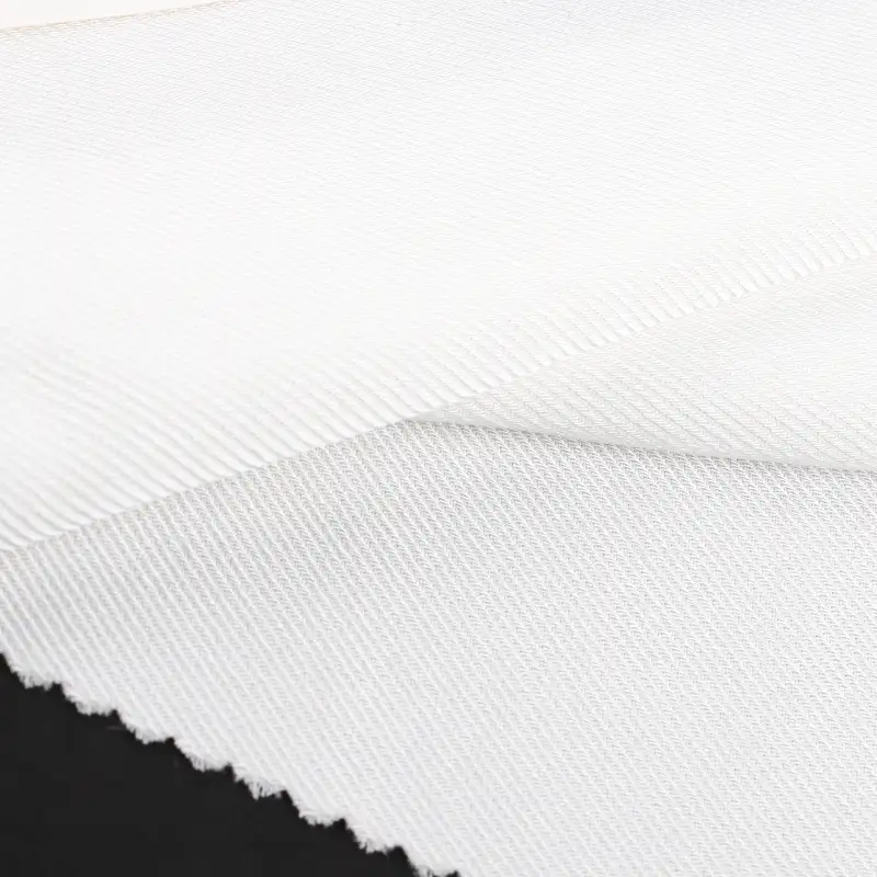 China Fabric for Shirt,Pants Polyester Cavalry Twill Synthetic Woven Fabric Polyester white color buy from China wholesaler bulk order at wholesale price free worldwide shipping Alibaba
