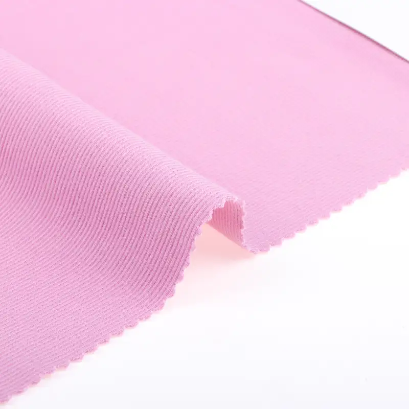China Fabric for T-Shirt Rib Knit Fabric Cotton Spandex purple color buy from China wholesaler bulk order at wholesale price free worldwide shipping Alibaba