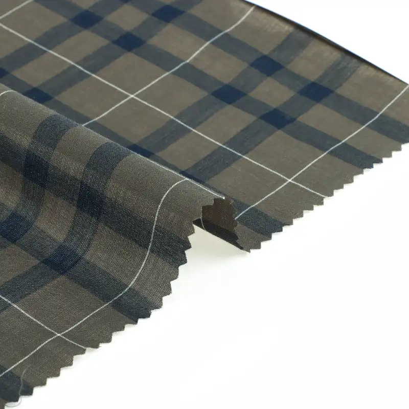 China Fabric for Padded Jacket Yarn Dyed Check Natural Woven Fabric BCI Cotton stripe color buy from China wholesaler bulk order at wholesale price free worldwide shipping Alibaba
