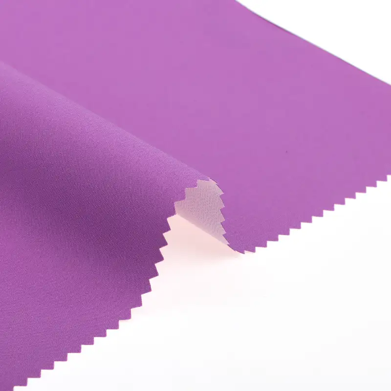 China Fabric for Jackets Polyester Pongee Synthetic Woven Fabric Polyester PURPLE color buy from China wholesaler bulk order at wholesale price free worldwide shipping Alibaba