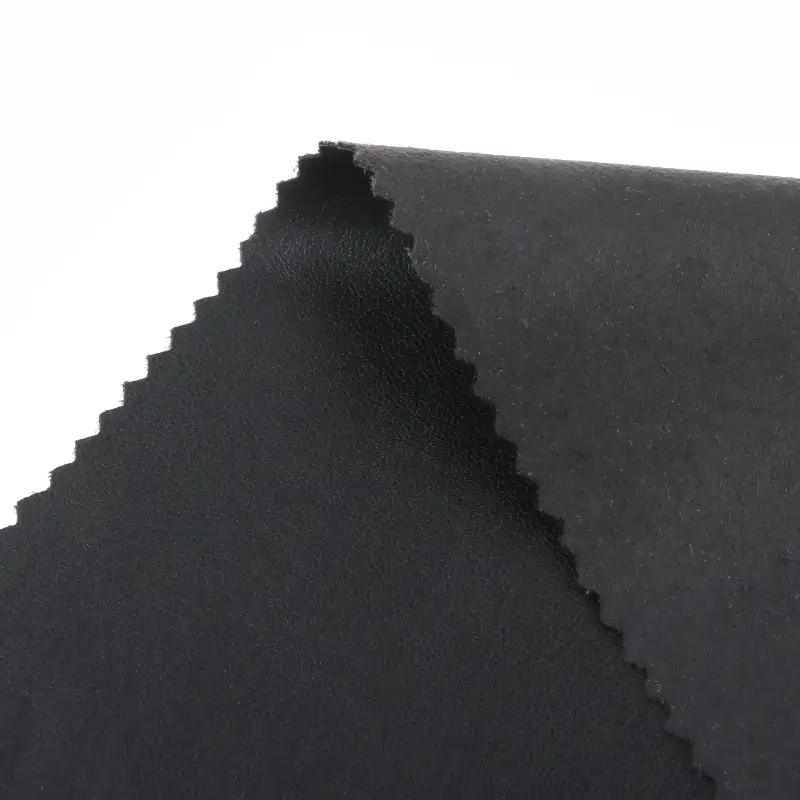 China Fabric for Pants,Jackets,Skirt PU Woven Blended Fabric Polyester BLACK color buy from China wholesaler bulk order at wholesale price free worldwide shipping Alibaba