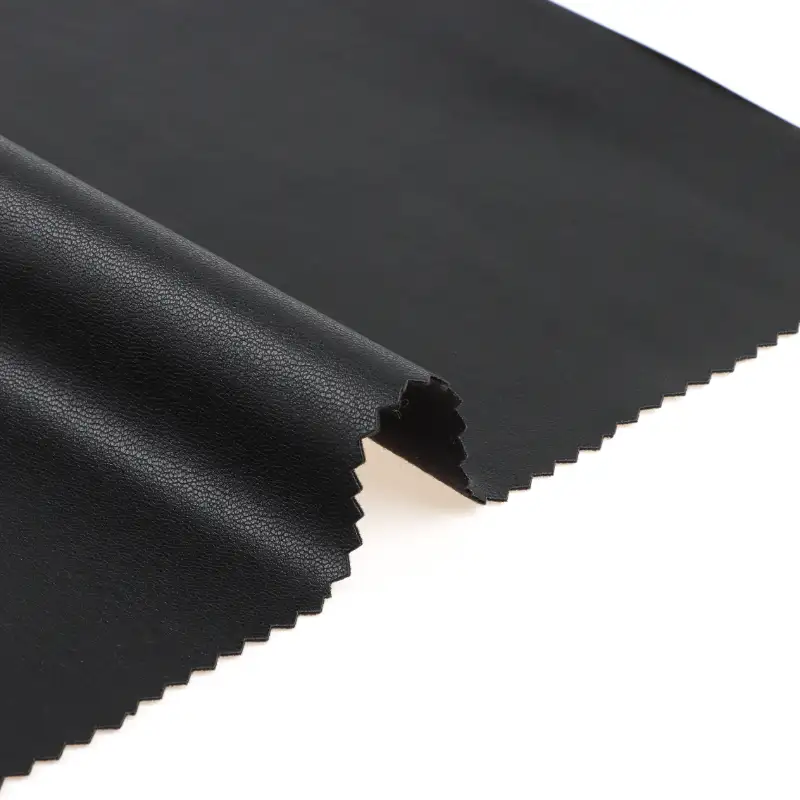 China Fabric for Jackets,Skirt PU Woven Blended Fabric Polyester BLACK color buy from China wholesaler bulk order at wholesale price free worldwide shipping Alibaba