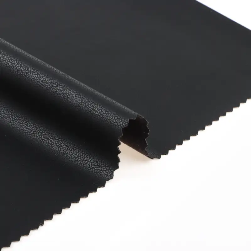 China Fabric for Jackets,Skirt PU Woven Blended Fabric Polyester BLACK color buy from China wholesaler bulk order at wholesale price free worldwide shipping Alibaba