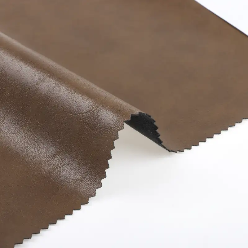 China Fabric for Jackets,Skirt PU Woven Blended Fabric Polyester Rayon brown color buy from China wholesaler bulk order at wholesale price free worldwide shipping Alibaba