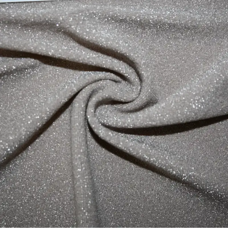 China Fabric for T-Shirt Single Jersey Knit Fabric Nylon Lurex Spandex Khaki color buy from China wholesaler bulk order at wholesale price free worldwide shipping Alibaba