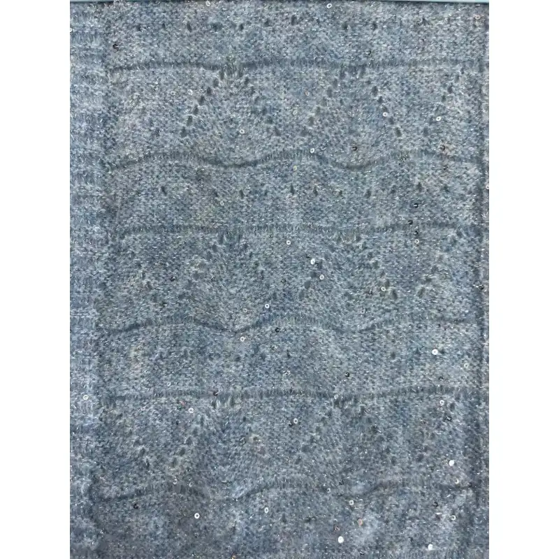 China Yarn for Open Cardigan (Sweater),Round Neck Pullover (Sweater),Crew Neck Pullover (Sweater),Crop Top Pullover (Sweater) Mossy Yarn Fancy Yarn Recycled Polyester Merino Wool Elastane Metallic fiber Polyester Sky-blue color buy from China wholesaler bulk order at wholesale price free worldwide shipping Alibaba