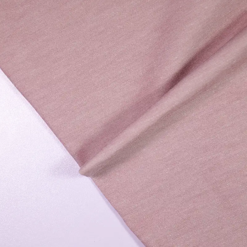 China Fabric for Shirt,Pants,Jackets Bengaline Woven Blended Fabric Nylon Cotton Linen Spandex Pink color buy from China wholesaler bulk order at wholesale price free worldwide shipping Alibaba