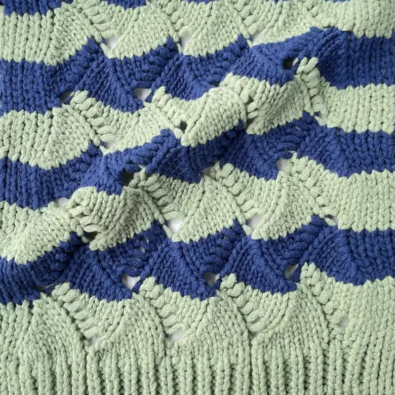 China Yarn for Open Cardigan (Sweater),Round Neck Pullover (Sweater),Crop Top Pullover (Sweater) Tubular Tape Yarn Fancy Yarn BCI Cotton 蓝绿 color buy from China wholesaler bulk order at wholesale price free worldwide shipping Alibaba