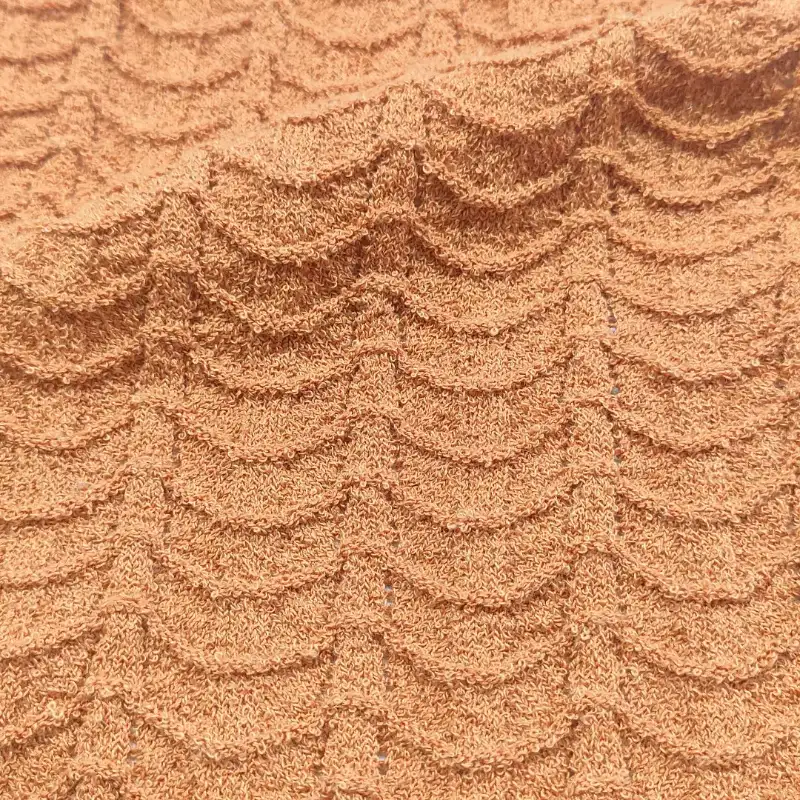 China Yarn for Open Cardigan (Sweater),Crew Neck Pullover (Sweater),Crop Top Pullover (Sweater) Boucle Yarn Fancy Yarn Recycled Polyester Polyester 橘色 color buy from China wholesaler bulk order at wholesale price free worldwide shipping Alibaba