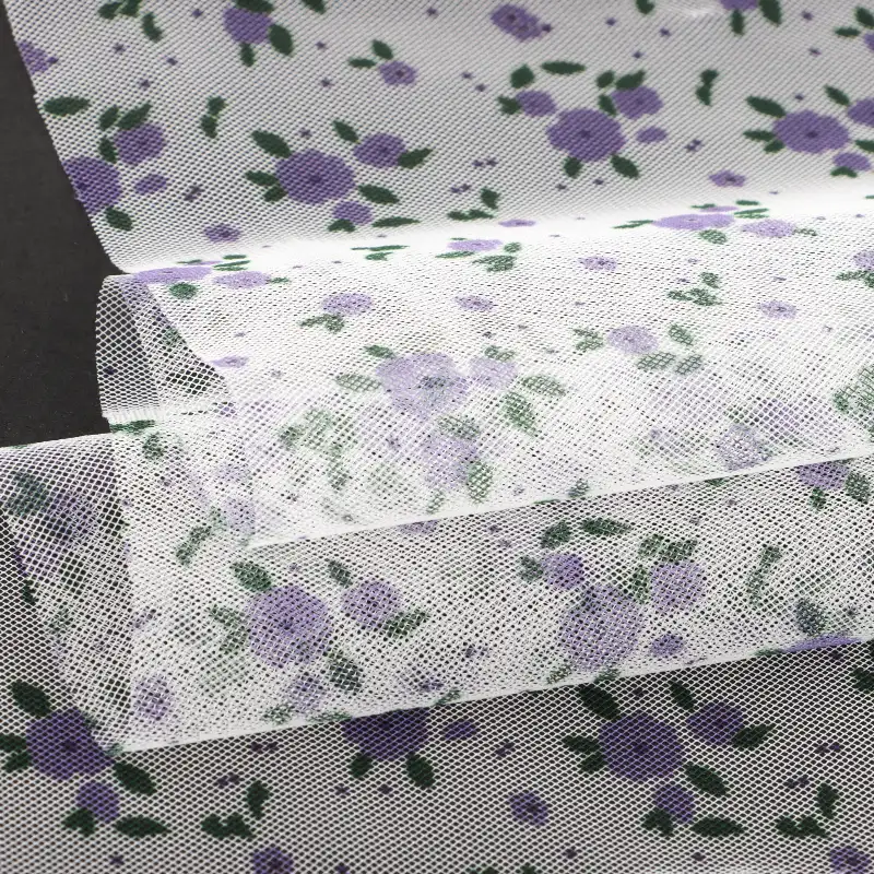 China Fabric for Skirt Mesh Knit Fabric Polyester Printing color buy from China wholesaler bulk order at wholesale price free worldwide shipping Alibaba