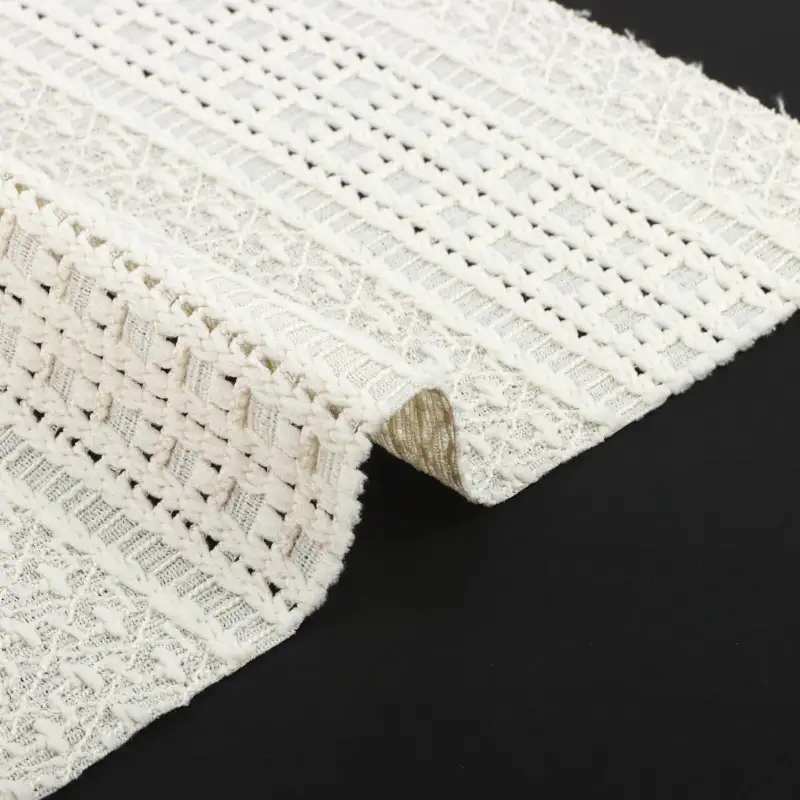 China Fabric for Skirt Jacquard Knit Fabric Polyester Spandex Khaki color buy from China wholesaler bulk order at wholesale price free worldwide shipping Alibaba