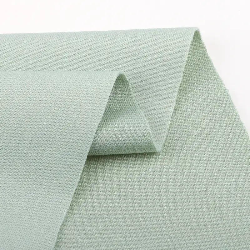 China Fabric for T-Shirt,Shorts Scuba Knit Fabric Polyester Rayon Spandex pea green color buy from China wholesaler bulk order at wholesale price free worldwide shipping Alibaba