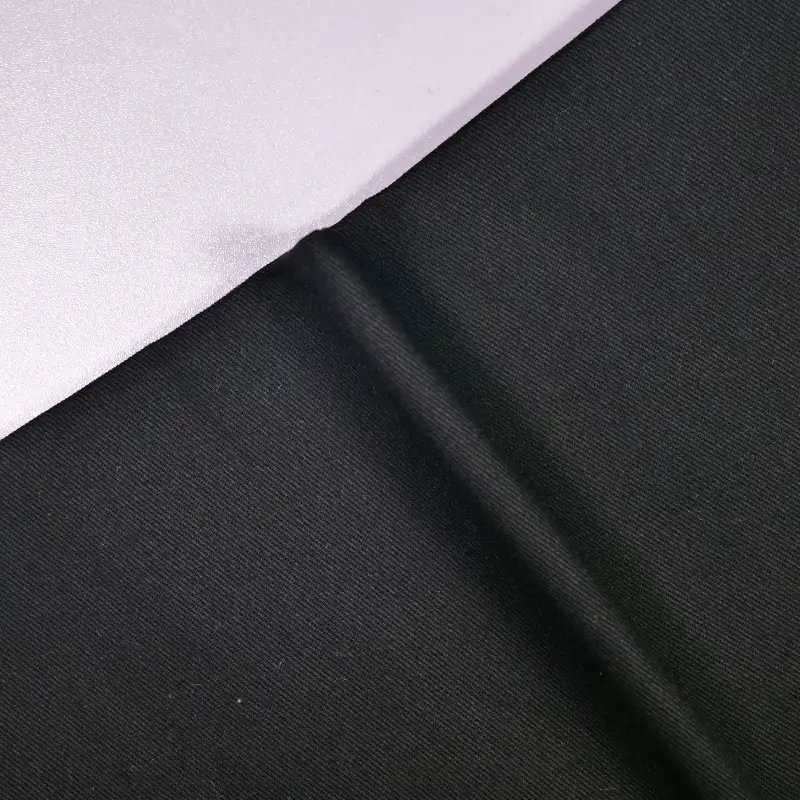 China Fabric for Jackets Cotton Twill Natural Woven Fabric Cotton Black color buy from China wholesaler bulk order at wholesale price free worldwide shipping Alibaba