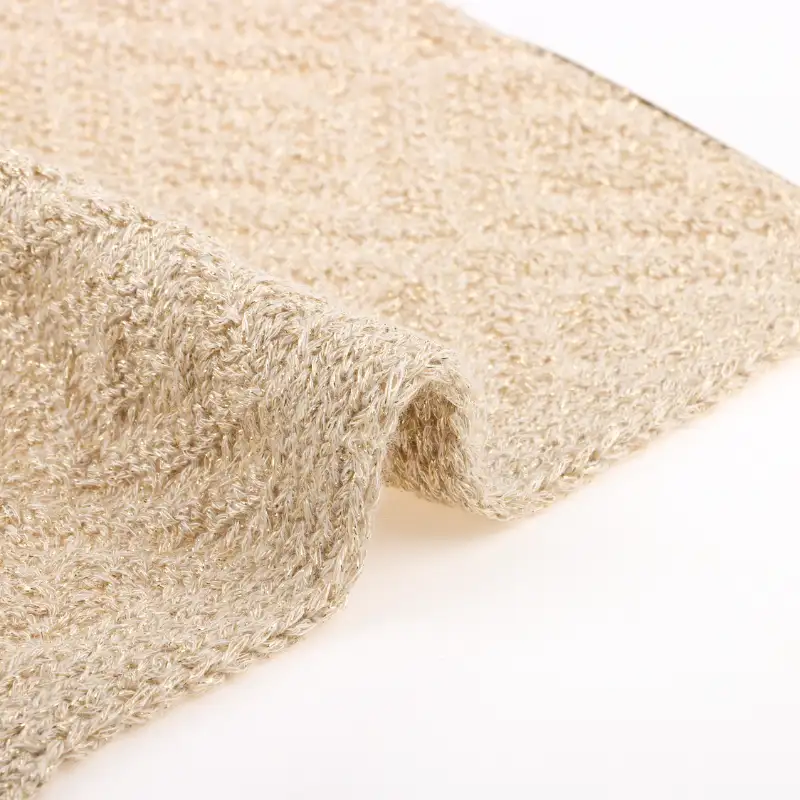 China Yarn for Tank Top,Ladies Vest (Sweater),Open Cardigan (Sweater),Dresses (Cardigan Open) (Sweater) Tubular Tape Yarn Fancy Yarn Ecoteng Viscose Metallic fiber GOLD color buy from China wholesaler bulk order at wholesale price free worldwide shipping Alibaba