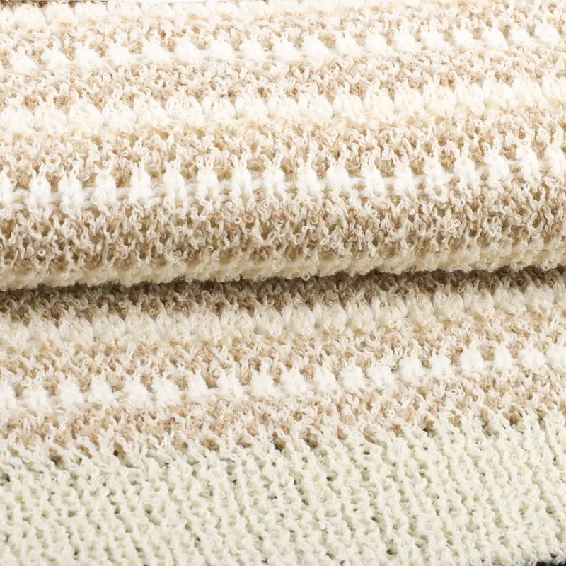 China Yarn for Ladies Vest (Sweater),Men’s Vest (Sweater),Open Cardigan (Sweater) Boucle Yarn Fancy Yarn Cotton Linen white&brown color buy from China wholesaler bulk order at wholesale price free worldwide shipping Alibaba