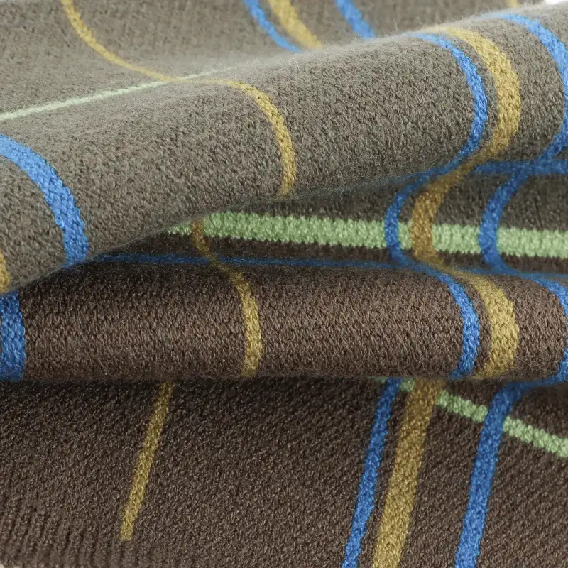 China Yarn for Ladies Vest (Sweater),Men’s Vest (Sweater),Open Cardigan (Sweater) Core Spun Yarn Regular Yarn Polyester Nylon Viscose brown&blue&green color buy from China wholesaler bulk order at wholesale price free worldwide shipping Alibaba