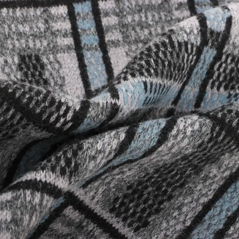 China Yarn for Ladies Vest (Sweater),Men’s Vest (Sweater),Open Cardigan (Sweater) Mossy Yarn Fancy Yarn Recycled Polyester Polyester blue&black&grey color buy from China wholesaler bulk order at wholesale price free worldwide shipping Alibaba