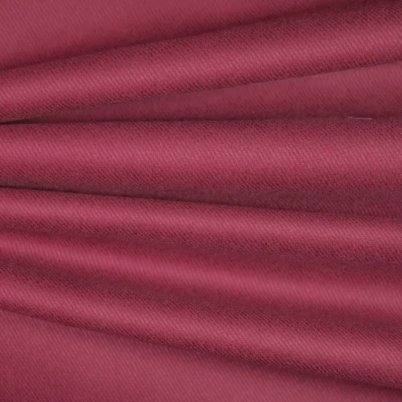 China Fabric for Jackets,Trench Coat,Overcoat Twill Woven Blended Fabric Cotton Spandex Red color buy from China wholesaler bulk order at wholesale price free worldwide shipping Alibaba