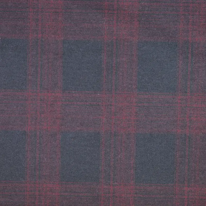 China Fabric for Jackets,Blazer,Trench Coat Interlock Knit Fabric Polyester Rayon Spandex black&purplish red color buy from China wholesaler bulk order at wholesale price free worldwide shipping Alibaba