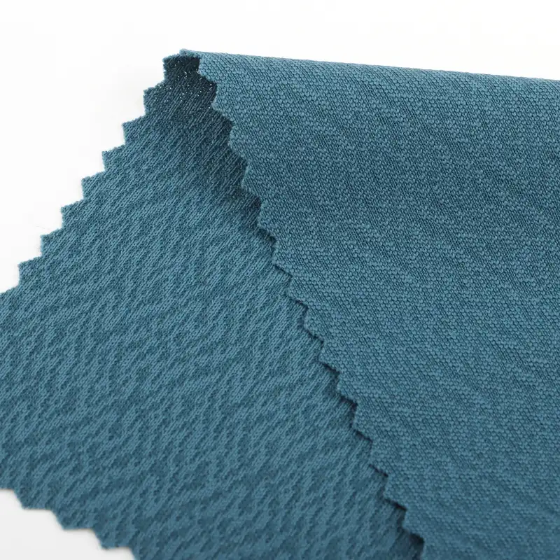 China Fabric for T-Shirt,Shorts,Jogger Single Jersey Knit Fabric Nylon Spandex Blue color buy from China wholesaler bulk order at wholesale price free worldwide shipping Alibaba