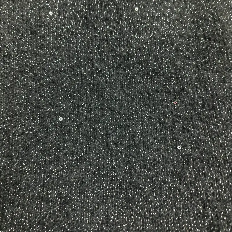 China Yarn for Trench Coat,Round Neck Pullover (Sweater),Crop Top Pullover (Sweater) Mossy Yarn Fancy Yarn Recycled Polyester Polyester Wool Elastane Metallic fiber BLACK+ BLACK LUREX color buy from China wholesaler bulk order at wholesale price free worldwide shipping Alibaba