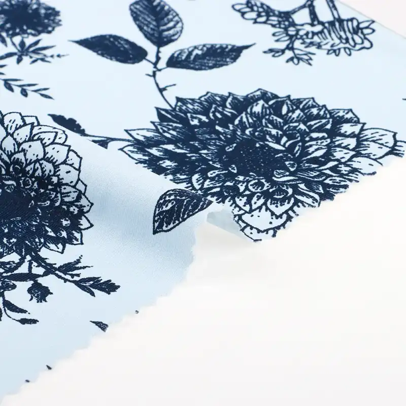 China Fabric for Shirt,Blouse,Skirt Single Jersey Knit Fabric Nylon Elastane blue color buy from China wholesaler bulk order at wholesale price free worldwide shipping Alibaba