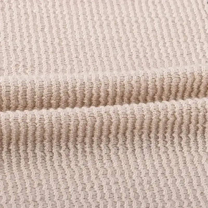China Fabric for Jackets,Blazer Weft Jacquard Knit Fabric Polyester Elastane off-white color buy from China wholesaler bulk order at wholesale price free worldwide shipping Alibaba