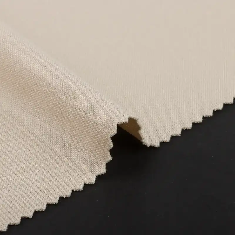 China Fabric for T-Shirt,Polo Shirt Single Jersey Knit Fabric Rayon Polyester off-white color buy from China wholesaler bulk order at wholesale price free worldwide shipping Alibaba