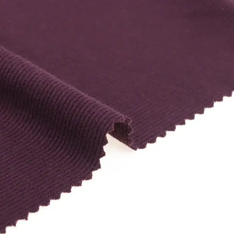 China Fabric for Tank Top,Sports Bras Rib Knit Fabric Polyester Rayon Elastane violet color buy from China wholesaler bulk order at wholesale price free worldwide shipping Alibaba