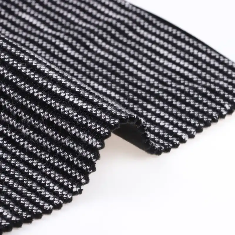 China Fabric for Jackets,Blazer Weft Jacquard Knit Fabric Polyester Viscose Spandex BLACK/WHITE color buy from China wholesaler bulk order at wholesale price free worldwide shipping Alibaba