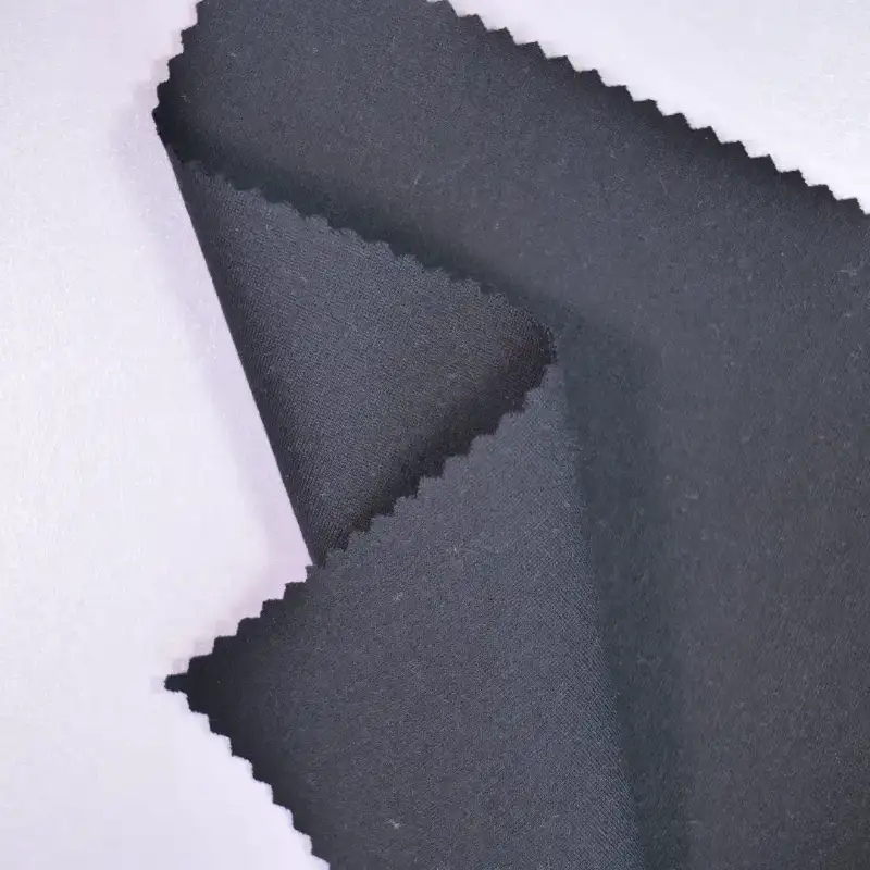 China Fabric for Jackets,Blazer Ponte Roma Knit Fabric Lenzing Viscose Nylon Spandex Solid- Black color buy from China wholesaler bulk order at wholesale price free worldwide shipping Alibaba