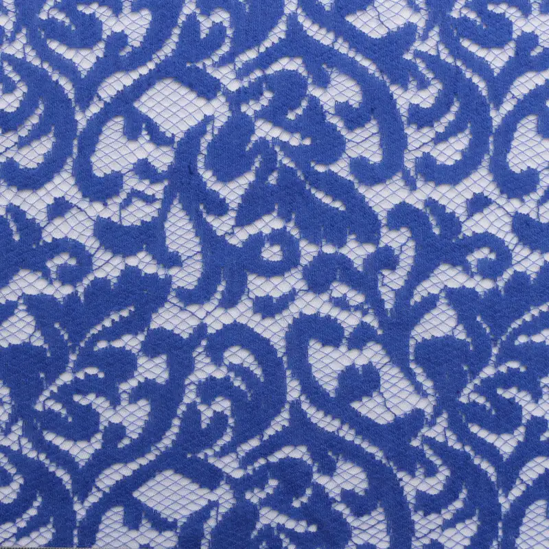 China Fabric for Shirt,Blouse,Skirt,Shirt Half Sleeve Button  Lace Knit Fabric Cotton Nylon blue color buy from China wholesaler bulk order at wholesale price free worldwide shipping Alibaba