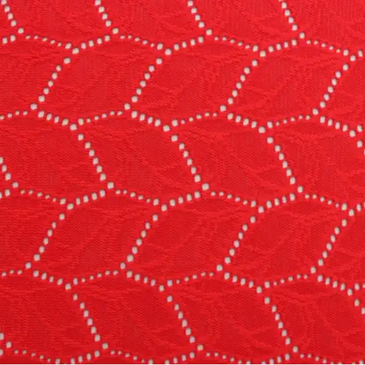 China Fabric for Blouse,Skirt Lace Knit Fabric Polyester red color buy from China wholesaler bulk order at wholesale price free worldwide shipping Alibaba
