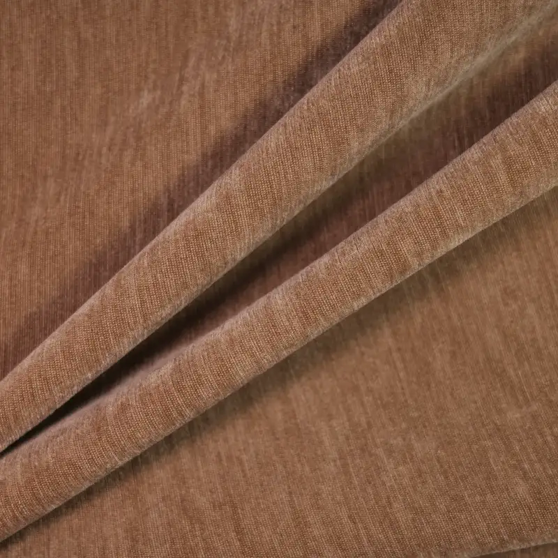 China Fabric for Blazer,Hoodie,Full-Zipper Cardigan ,Hoodie  ,Knitted Trousers ,Women's Pants  Double-side fleece Knit Fabric Polyester Spandex Brown color buy from China wholesaler bulk order at wholesale price free worldwide shipping Alibaba