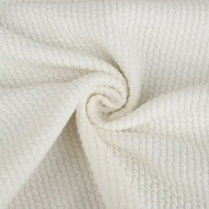 China Fabric for Shirt,T-Shirt,Polo Shirt Weft Jacquard Knit Fabric Cotton Polyester Spandex White color buy from China wholesaler bulk order at wholesale price free worldwide shipping Alibaba