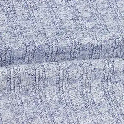China Fabric for Tank Top,Hoodie,Ladies Vest  Rib Knit Fabric Polyester Rayon blue color buy from China wholesaler bulk order at wholesale price free worldwide shipping Alibaba
