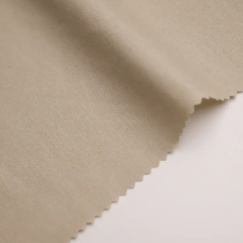 China Fabric for Blouse,Over Shirt Linen/Rayon YD Plain Natural Woven Fabric Rayon Linen Spandex Beige color buy from China wholesaler bulk order at wholesale price free worldwide shipping Alibaba