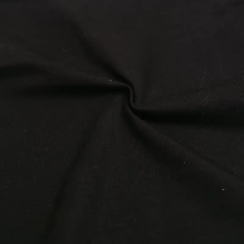 China Fabric for T-Shirt,Polo Shirt,Yoga Clothes,Sweatshirt Single Jersey Knit Fabric Modal Cotton Spandex Black color buy from China wholesaler bulk order at wholesale price free worldwide shipping Alibaba
