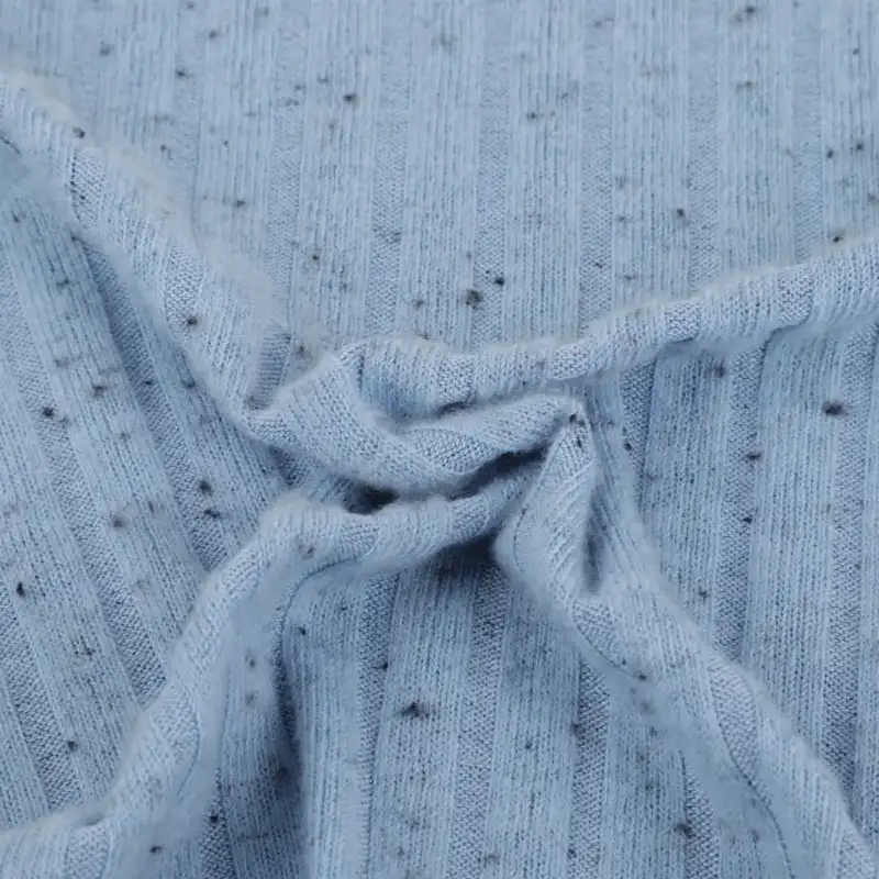 China Fabric for Tank Top,Ladies Vest ,Dresses (Pullover) ,Loungewear Rib Knit Fabric Polyester Rayon Spandex Blue color buy from China wholesaler bulk order at wholesale price free worldwide shipping Alibaba
