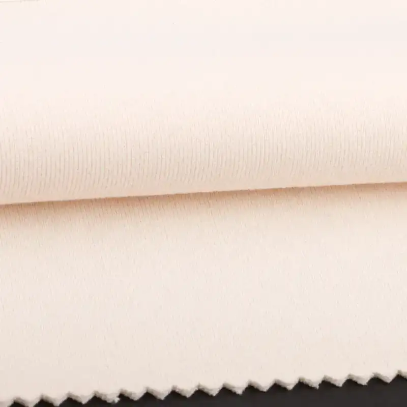 China Fabric for Jackets,Hoodie,Sweatshirt Scuba Knit Fabric Polyester cream-coloured color buy from China wholesaler bulk order at wholesale price free worldwide shipping Alibaba
