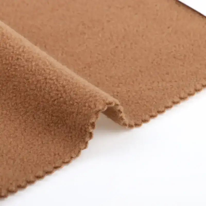 China Fabric for Jackets Polar Fleece Knit Fabric Polyester burnt sugar coloring color buy from China wholesaler bulk order at wholesale price free worldwide shipping Alibaba