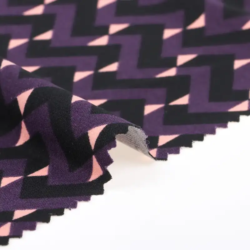 China Fabric for Blouse,T-shirt  Single Jersey Knit Fabric Polyester Elastane Purplish black color buy from China wholesaler bulk order at wholesale price free worldwide shipping Alibaba