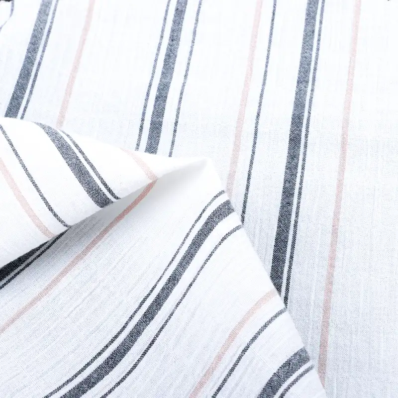 China Fabric for Shirt,Pants,Skirt,Shorts Yarn Dyed Stripe Woven Blended Fabric Cotton Spandex stripe color buy from China wholesaler bulk order at wholesale price free worldwide shipping Alibaba